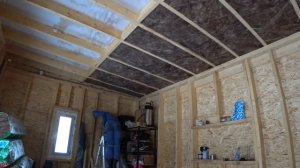 Утепление перекрытий в каркасном доме.