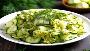 САЛАТ из капусты и огурца ВЕСНА Салат Простой, Вкусный из Доступных продуктов