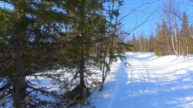 Ловозеро-Сейдозеро - зимой на лыжах