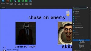 Создал игру про скибиди туалет со скриптами в роблокс