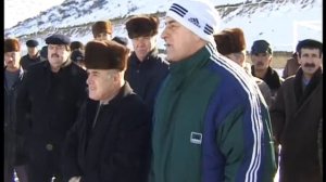 Открытие стадиона "Олимп" в с. Карабудахкент 2003 год