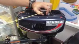 Hangkai 3.5 - Первый запуск лодочного мотора Ханкай 3,5 лс.