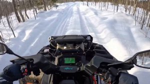 Покатушка по лесу и дрифт на гололёде,на квадроцикле Stels Guepard 650