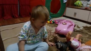 Кот и ребёнок . Коты и дети. Юмор