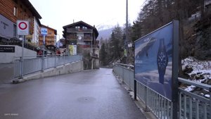 Zermatt Switzerland ❄️ Walking in the Rain and Snow, Zermatt Station to Matterhorn Viewpoint