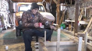 Делаем сруб колодца (муляж)