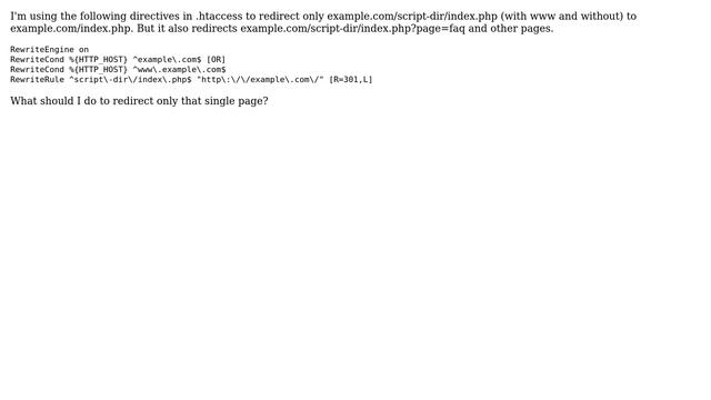 Redirect exact url (2 Solutions!!) смотреть онлайн