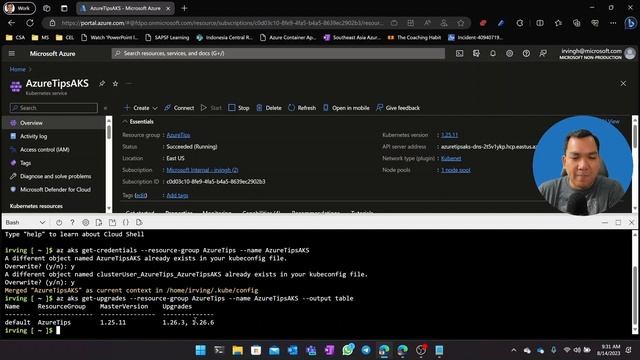 #AzureTips Cara meng-upgrade versi Kubernetes di AKS смотреть онлайн