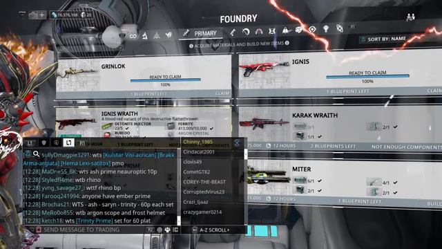 Warframe: Ember Prime Gameplay - Karak Wraith Struggle + Nekros Prime Neuroptics Blueprint смотреть онлайн