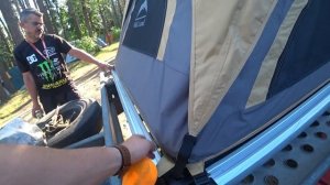 палатка wild land на крышу авто