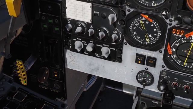 Запуск самолёта из кабины C-101. Авиасимулятор DCS.mp4