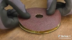 Проще обычный лепестковый диск купить и им шлифовать