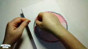 Как сделать панно своими руками МК. Нитяная графика. Изонить