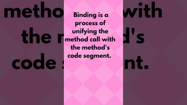 what is late binding in java