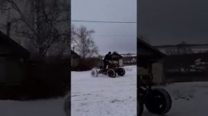 Мощь самодельного квадроцикла с двигателем лифан 15 лс