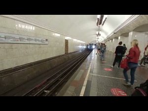 Видео от подписчика. Кольцевая линия метро. 81-775/776/777 "Дейна". Курская - Проспект Мира.