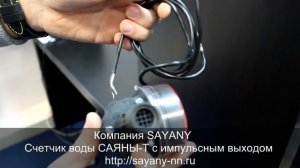Счетчик воды САЯНЫ-Т с импульсным выходом