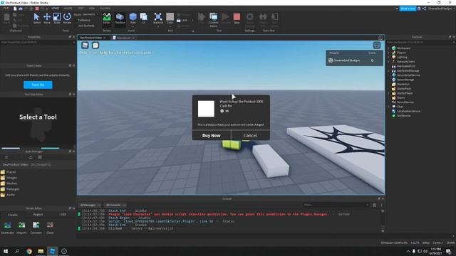 Developer Products - Roblox Scripting Tutorials