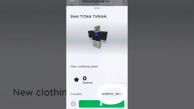 shirt titan camera man roblox