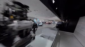 A flight at the Porsche Museum – a very special drone tour