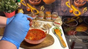 Как приготовить Аджику или лазджан. Уйгурская аджика с орехами