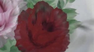 NO3 Red Rose Oil Painting