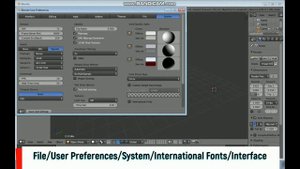 Как поменять язык интерфейса в Blender 3D