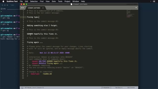 How to Squash Commits in Git смотреть онлайн