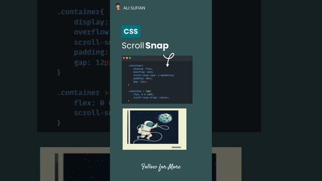 Snap Scroll in CSS 3