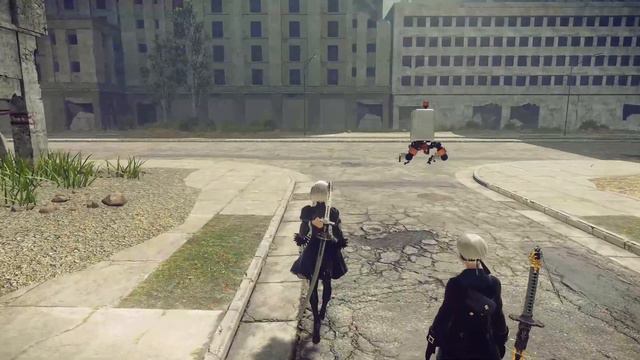 Nier automata: A ambient walk through the city ruins смотреть онлайн