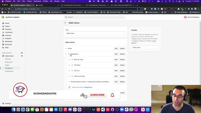 HOW TO SET UP DAWN THEME MEGA MENU IN SHOPIFY | TUTORIAL 2022 смотреть онлайн