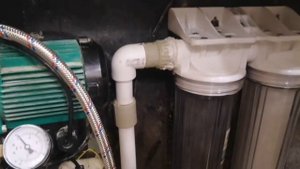 Установка магистрального фильтра для воды