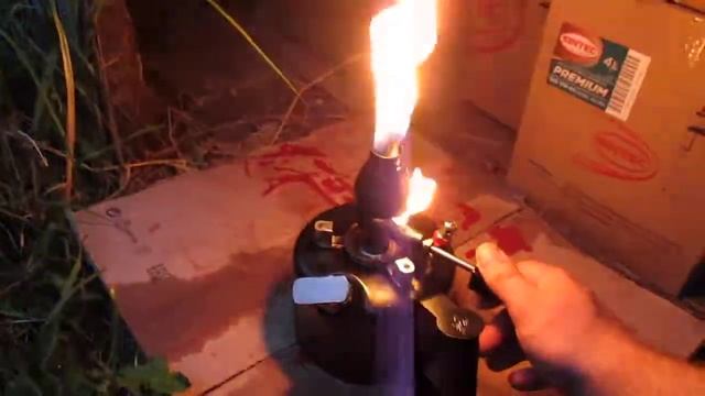 ПЛ-4 в качестве паяльной лампы. смотреть онлайн