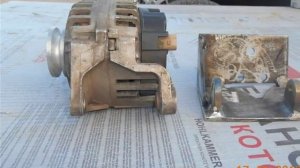 Переделка Замена генератора Ваз 2106 40 ампер на 90 ампер с фольксваген б5.