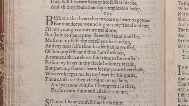 Shakespeare's Sonnet #133 "Beshrew that heart that makes my heart to groan" смотреть онлайн