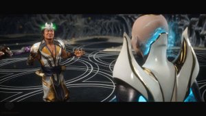 Shang Tsung Kills Fire God Liu Kang, Becomes A Titan And Rules the Realms - MK 11 (Bad Ending)