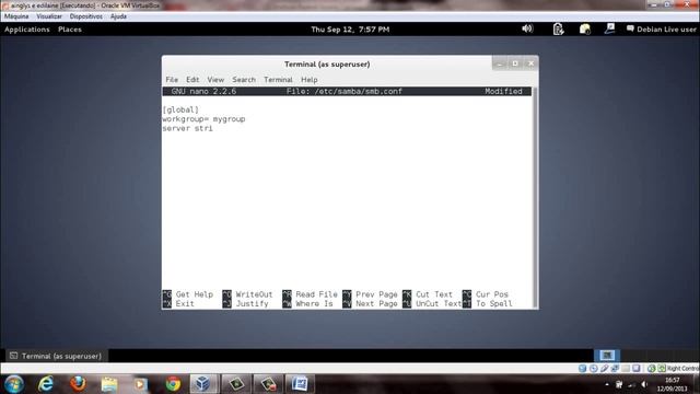 Configuração do Samba no debian смотреть онлайн