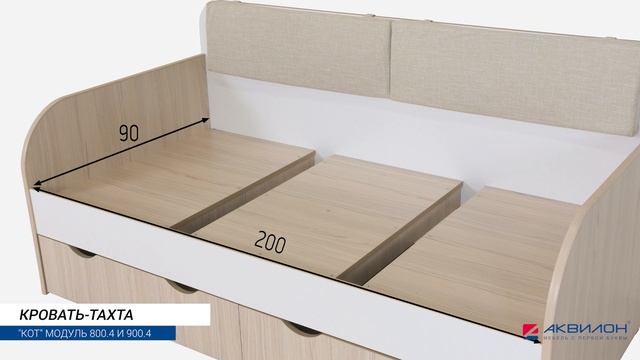 Обзор кровати КОТ 800.4 и 900.4 MEBELLIUM смотреть онлайн