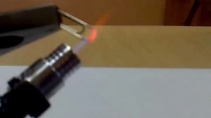 Газовая мини горелка. Демонстрация