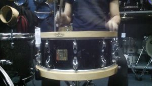 YAMAHA MSD14AF малый барабан, серия Anton Fig 14``х6``, клен цвет Solid Black Артикул A033143