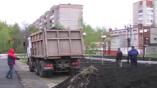 В Кузнецке открыли памятный сквер
