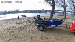 малютка 2. погрузка лодки на прицеп