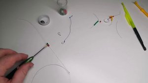 Самый легкий способ сделать поплавочную удочку и два крючка. Лайфхаки и секреты рыбаков.