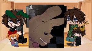 Afton family react to fnaf tiktok edits | FNAF | Aftons | tiktoks