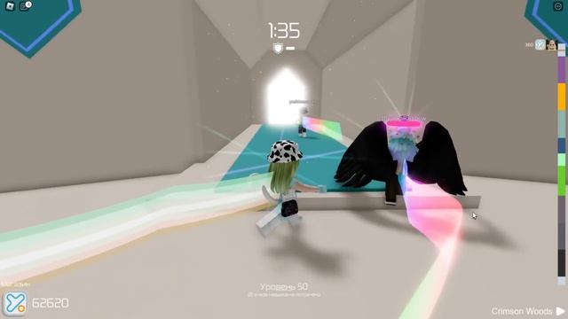 НЕ НАСТУПАЙ НА СВОЙ ЦВЕТ В ТАВЕРЕ! Roblox Tower of Hell смотреть онлайн