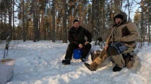 Большое Кирилловское озеро. Рыбалка в феврале.