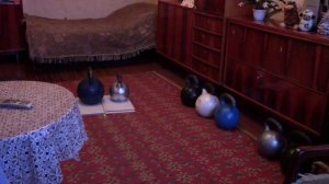 Подъем гирь весом 72 кг.(56+16) одной рукой.Ситников Виталий