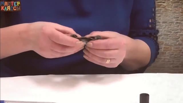 Мастер-класс «Заколка из кожи» смотреть онлайн