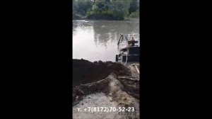 Мини земснаряд. Земснаряд Нептун-5. Углубление водоёмов. Очистка водоёмов. Добыча песка.