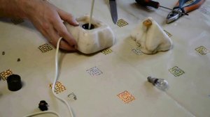 Замена провода у светильника